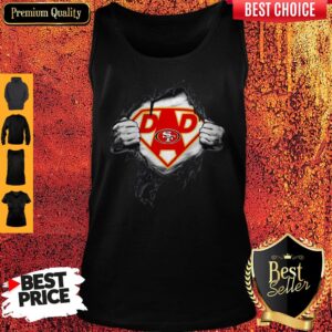 Alternative view of Nice Superhero National Football League San Francisco 49ers Father’s Day T-Shirt