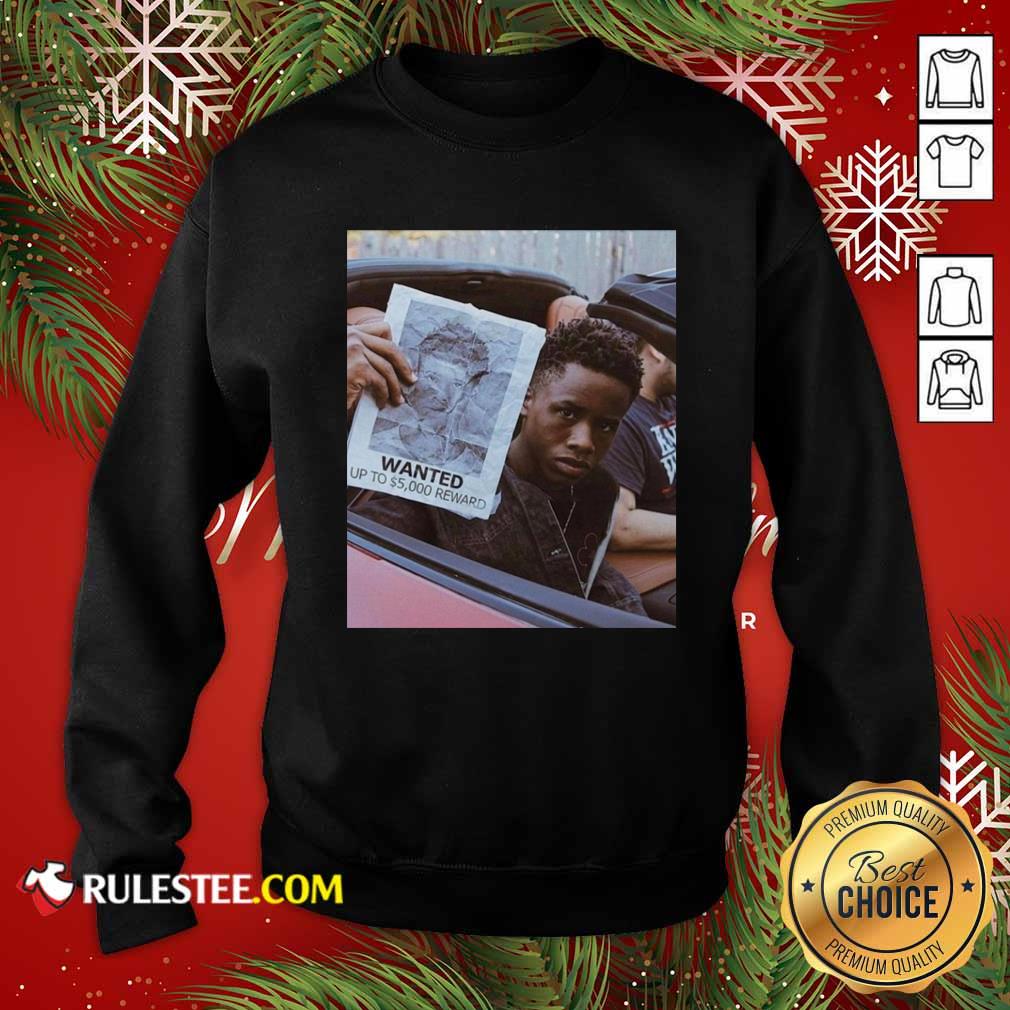 Nice Tay K Wanted Up To 5000 Reward Shirt - Image 5