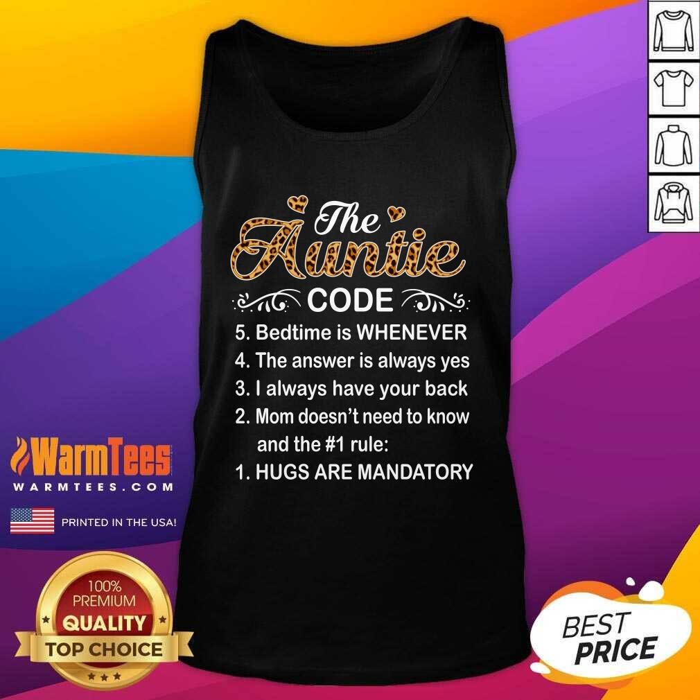 Nice The Auntie Code Mothers Day Shirt - Image 4