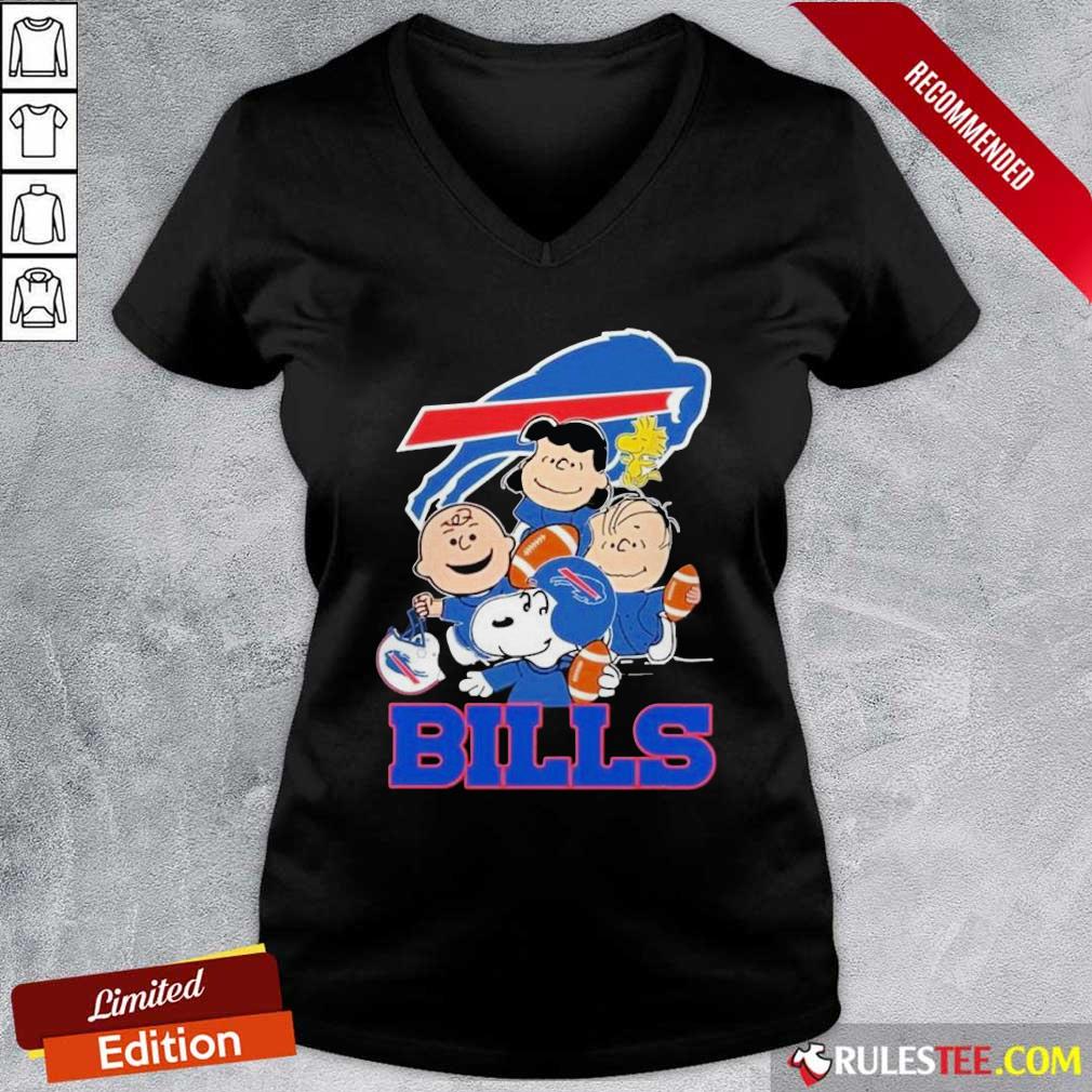 Nice The Buffalo Bills Snoopy The Peanuts Tee Unisex Shirt - Image 3