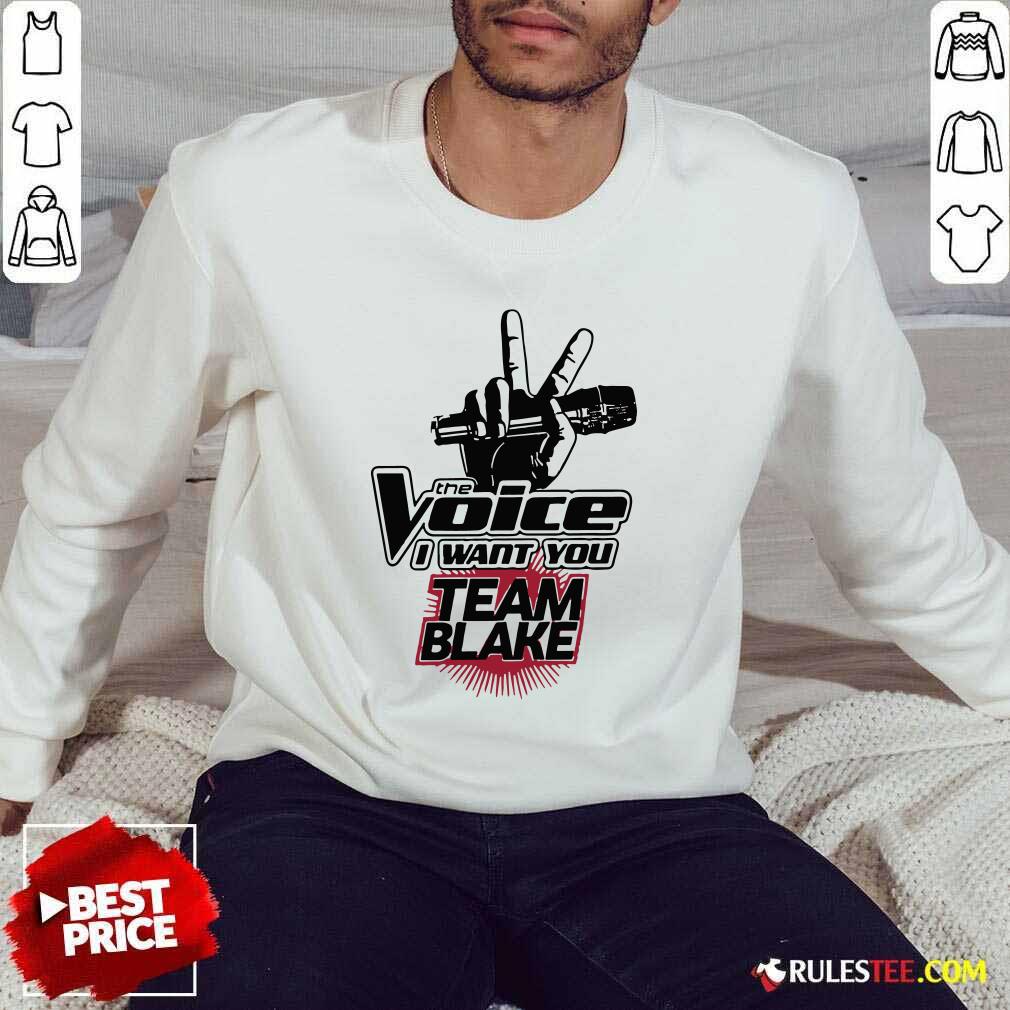 Nice The Voice I Want You Team Blake 2021 Shirt - Image 5