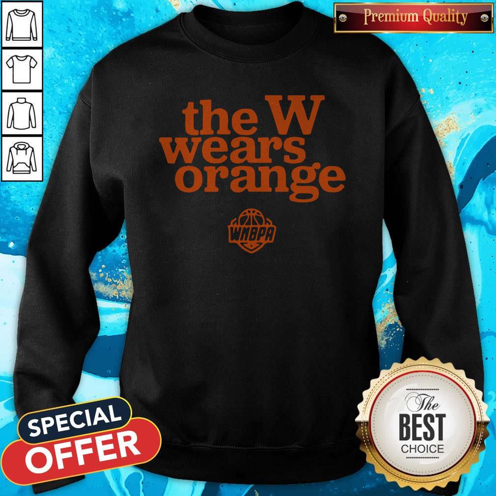 Nice The W Wears Orange 2020 Wnbpa Licenseds Shirt - Image 4