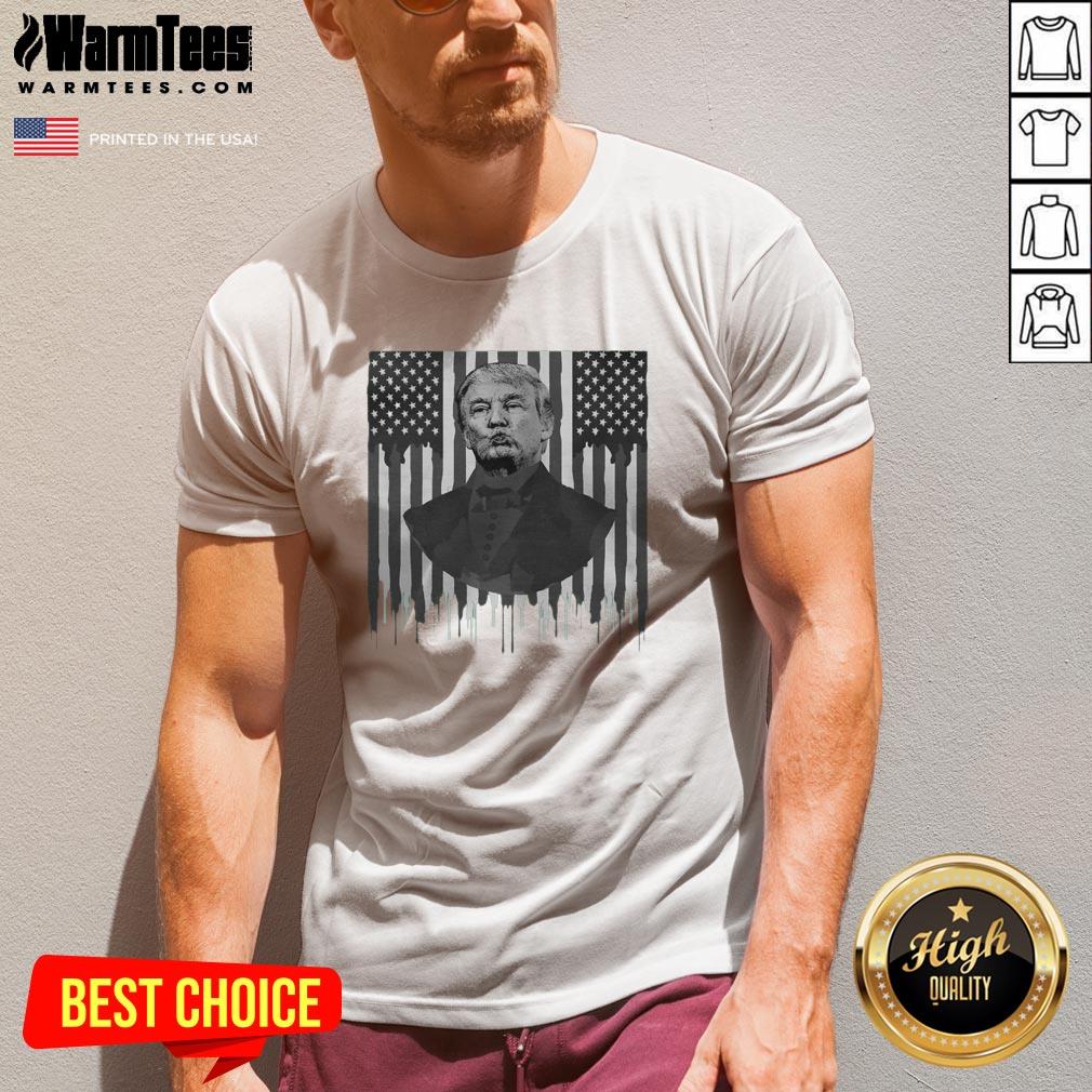 Nice Usa Flag Pro Trump President 2020 Make Liberals Cry Shirt - Image 2
