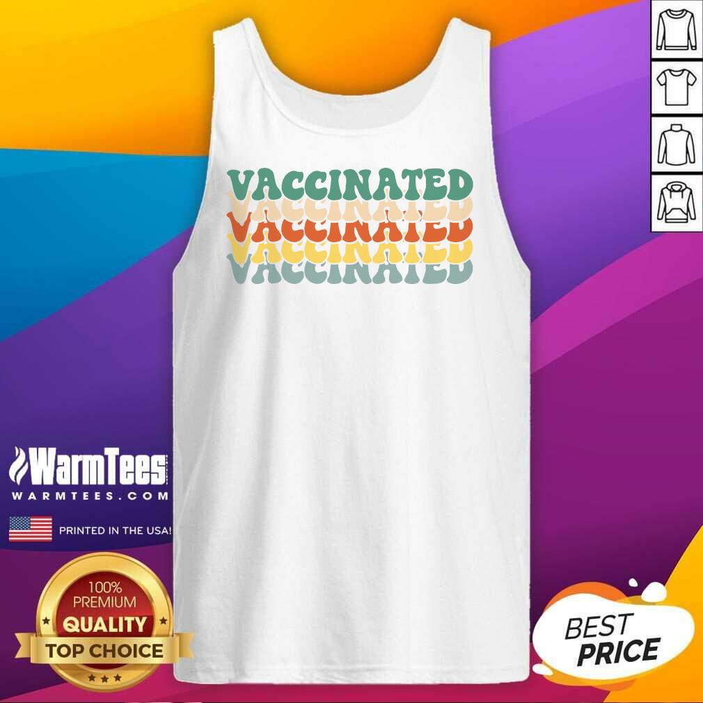 Nice Vaccinated 2021 Vintage Shirt - Image 4