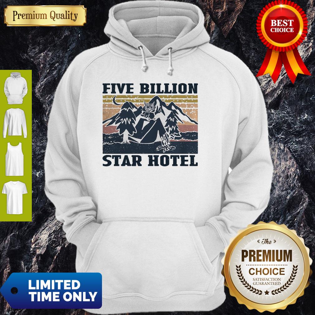 Nice Vintage Owl Mountain Five Billion Star Hotel Shirt - Image 5