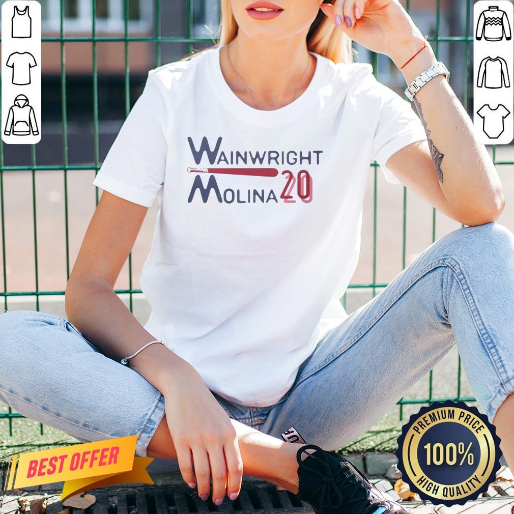 Nice Wainwright Molina 2020 Baseball Shirt - Image 2