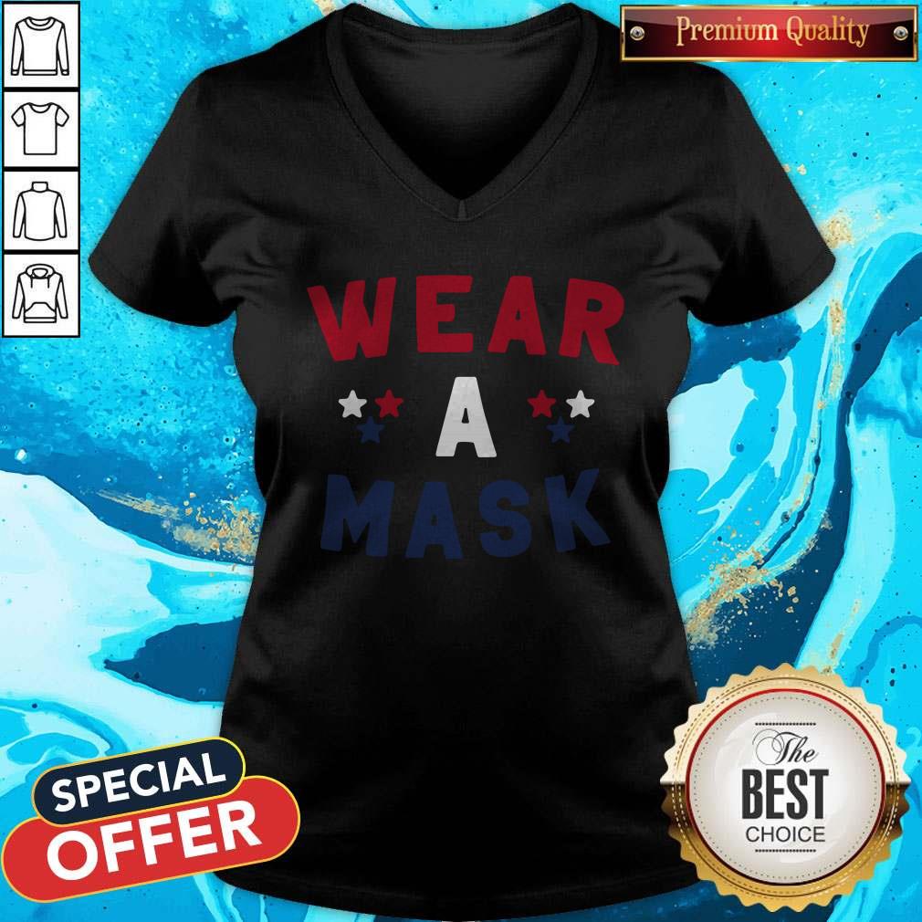Nice Wear A Mask 4th Of July Shirt - Image 3