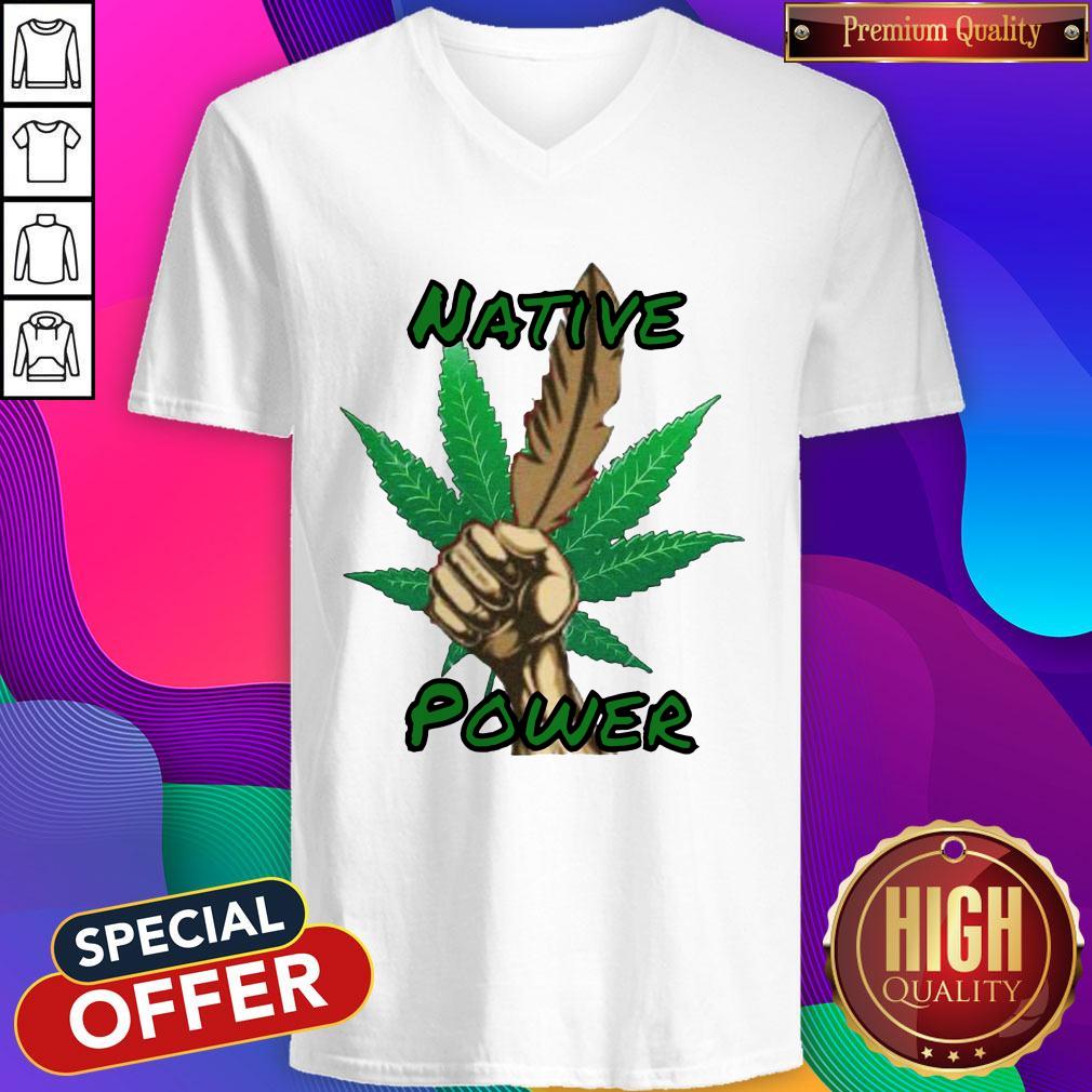 Nice Weed Native Power Shirt - Image 5