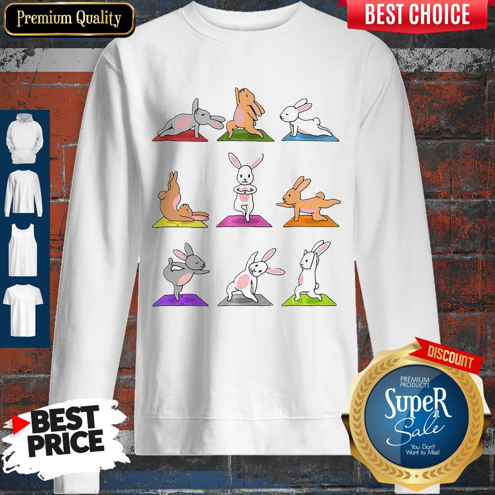 Nice Yoga Bunnies Shirt - Image 4