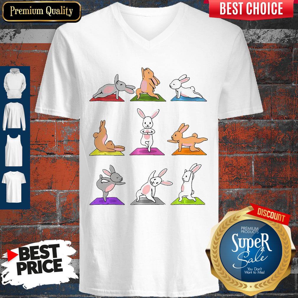 Nice Yoga Bunnies Shirt - Image 5