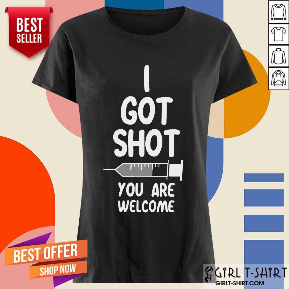 Nice You Are Welcome Vaccine Shirt - Image 3