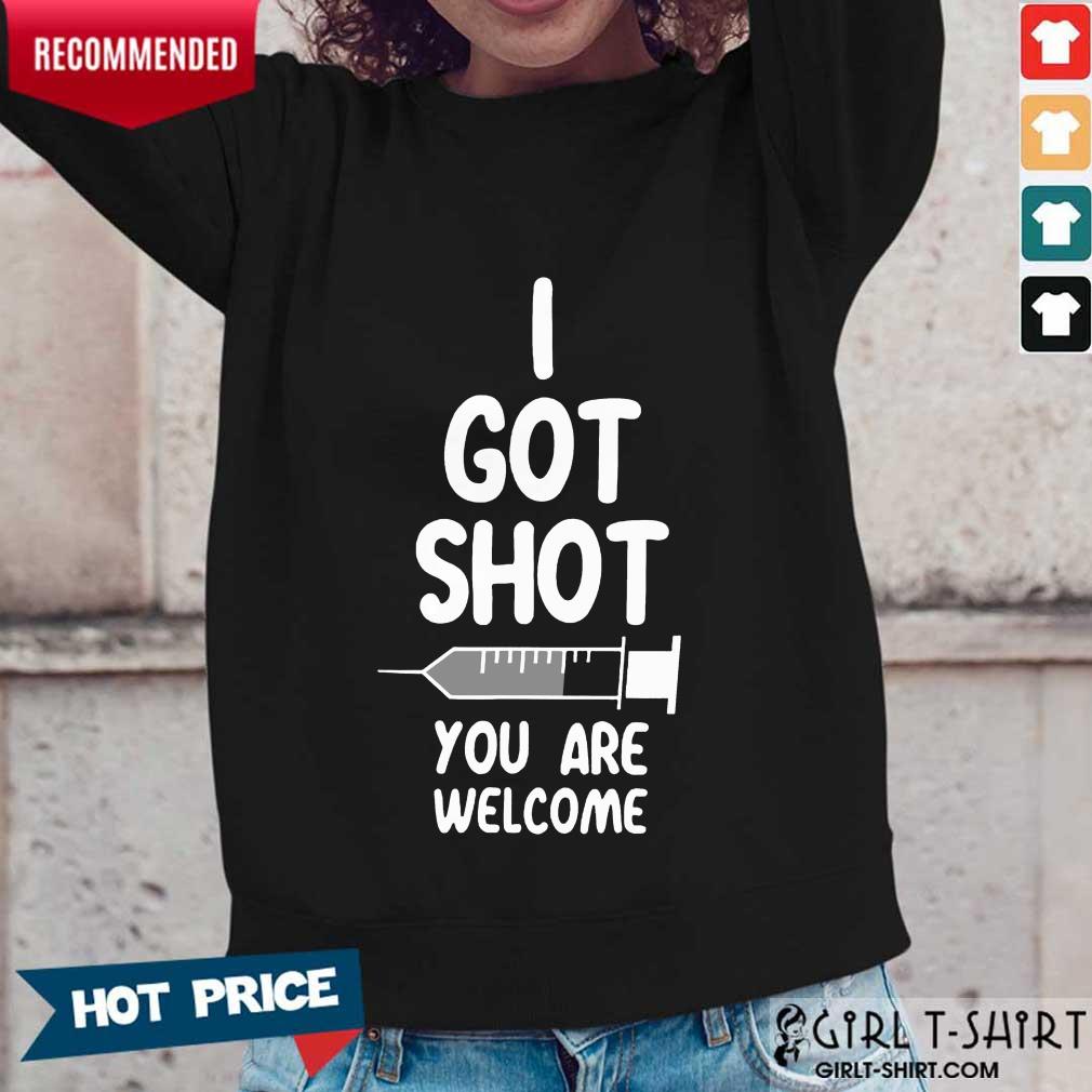 Nice You Are Welcome Vaccine Shirt - Image 2