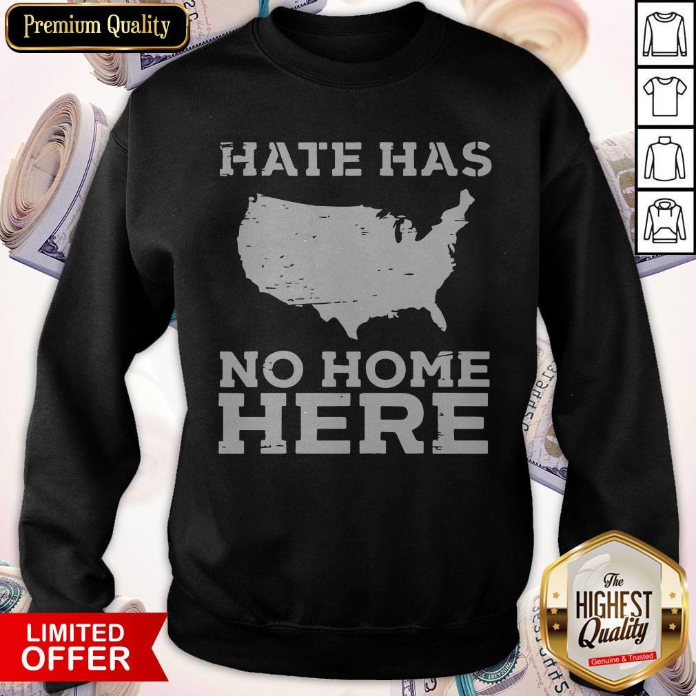 Nike Hate Has No Home Here Anti Nazi Political Shirt - Image 4