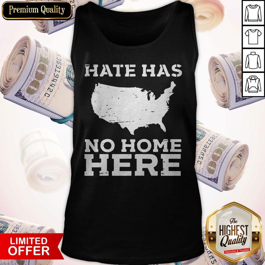 Nike Hate Has No Home Here Anti Nazi Political Shirt - Image 3