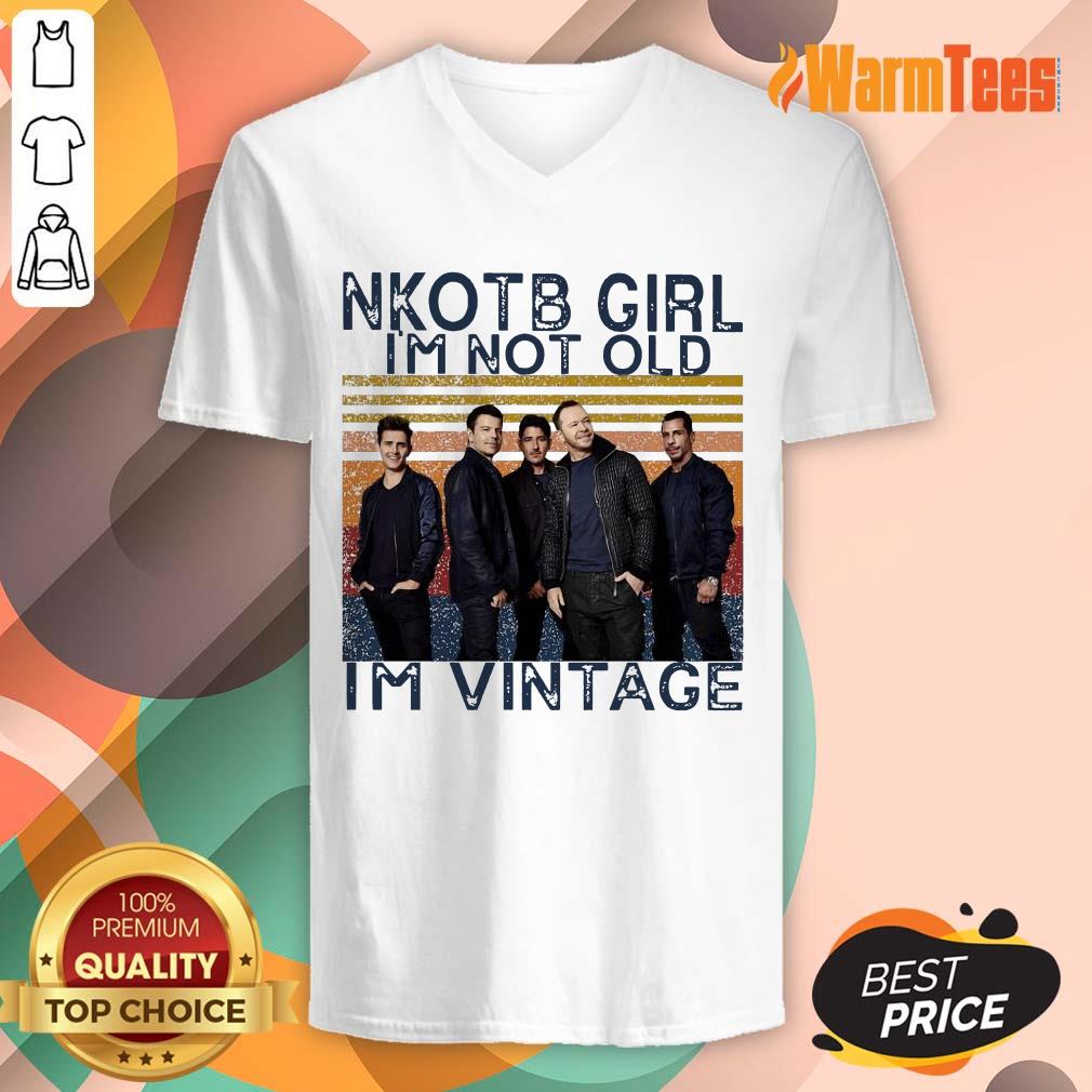 NKOTB Girl I'm Not Old I'm Vintage Shirt - Image 5