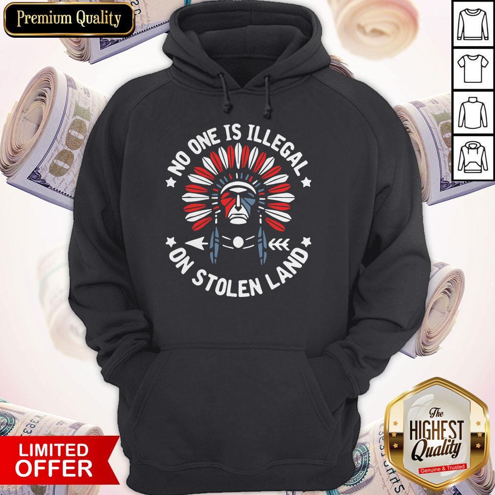 No One Is Illegal On Stolen Land Shirt - Image 5