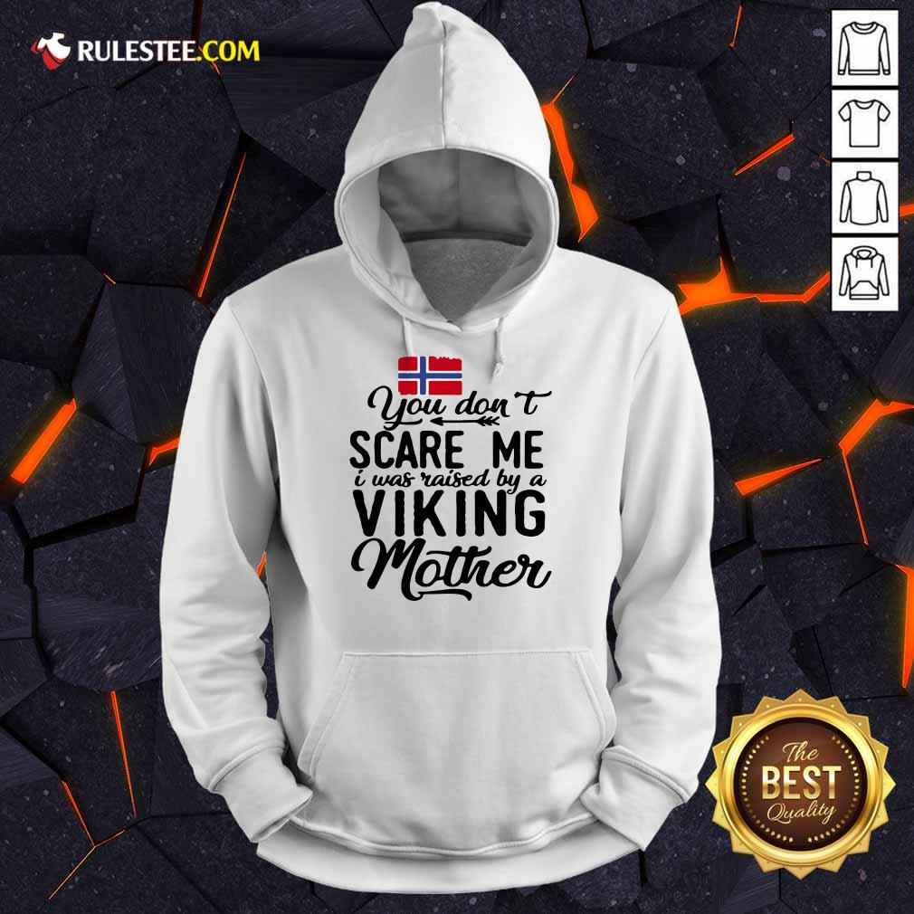 Norwegian Flag Scare Me Viking Mother Shirt - Image 4