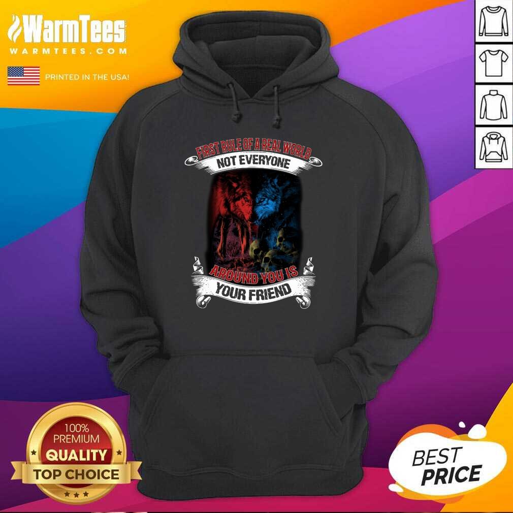 Not Everyone Your Friend Wolf Shirt - Image 4