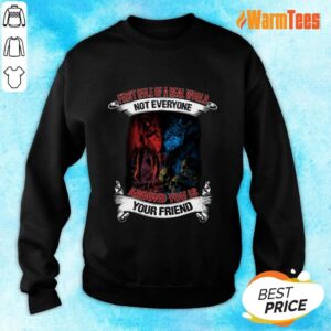 Alternative view of Not Everyone Your Friend Wolf Shirt