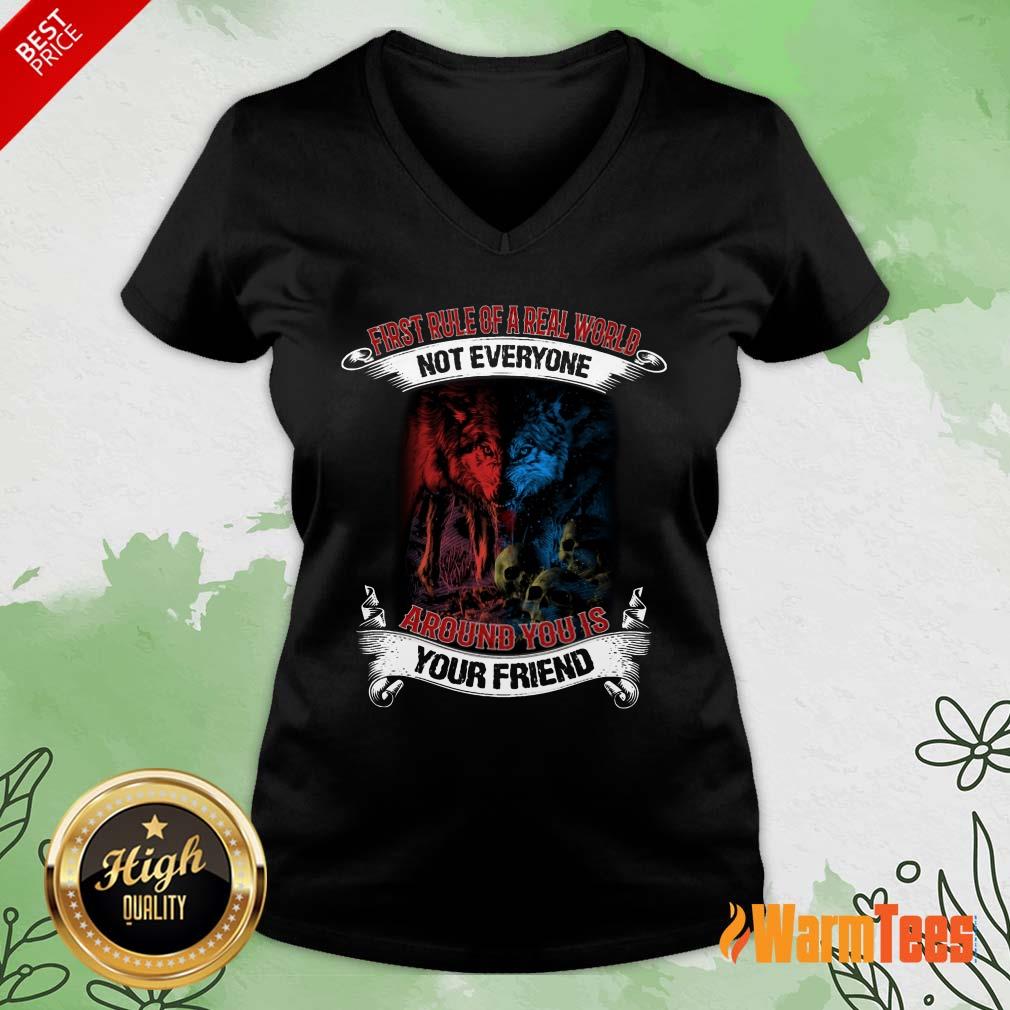 Not Everyone Your Friend Wolf Shirt - Image 5