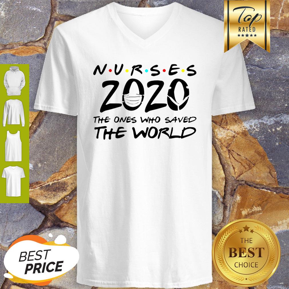 Nurses 2020 The Ones Who Saved The World Coronavirus Shirt - Image 2