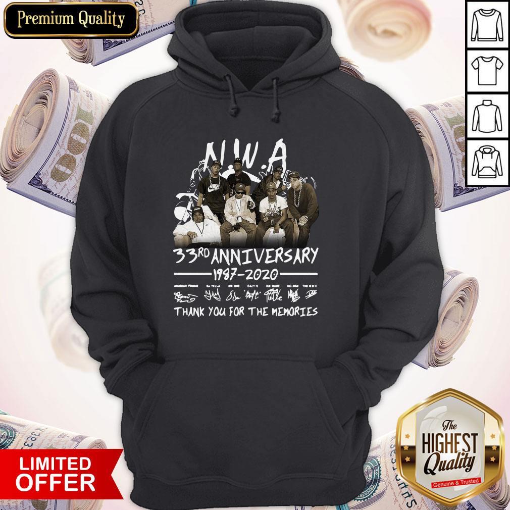 NWA 33rd Anniversary 1978 2020 Thank You For The Memories Signatures Shirt - Image 4