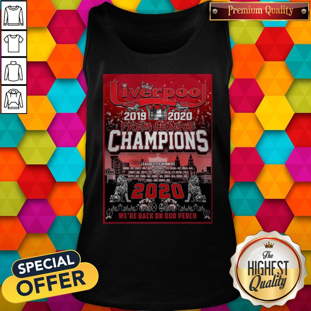 Official 2020 Liverpool Premier League Champions Shirt - Image 4