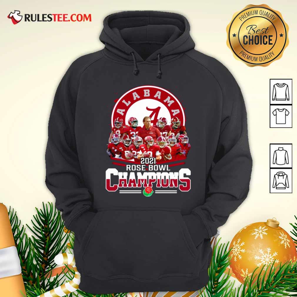 Official Alabama Crimson Tide 2021 Rose Bowl Champions Shirt - Image 2