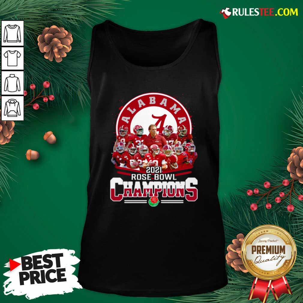 Official Alabama Crimson Tide 2021 Rose Bowl Champions Shirt - Image 4