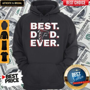Alternative view of Official Atlanta Falcon Best Dad Ever Shirt