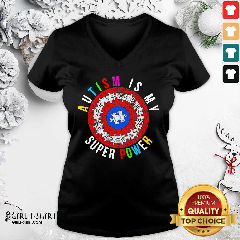 Official Autism Is My Superpower Superhero Shirt - Image 2