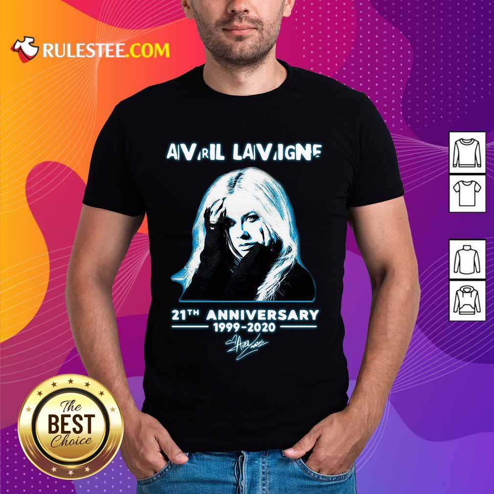 Official Avril Lavigne 21th Anniversary 1999 2020 Signature Shirt