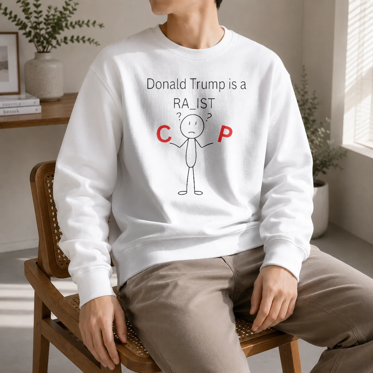 Official Awesome Donald Trump Is A Racist Cop Political Satire Shirt - Image 7