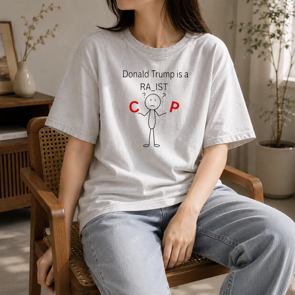 Official Awesome Donald Trump Is A Racist Cop Political Satire Shirt - Image 8