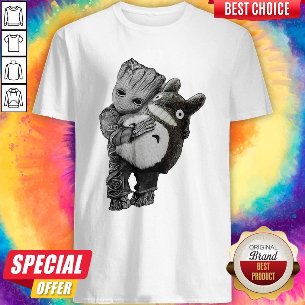 Official Baby Groot Hug Ghibli Shirt