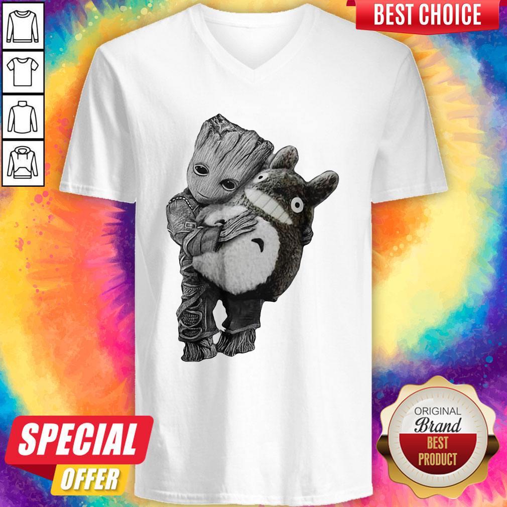 Official Baby Groot Hug Ghibli Shirt - Image 3