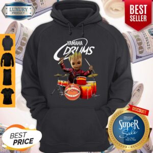 Alternative view of Official Baby Groot Show Animal Yamaha Drums Shirt