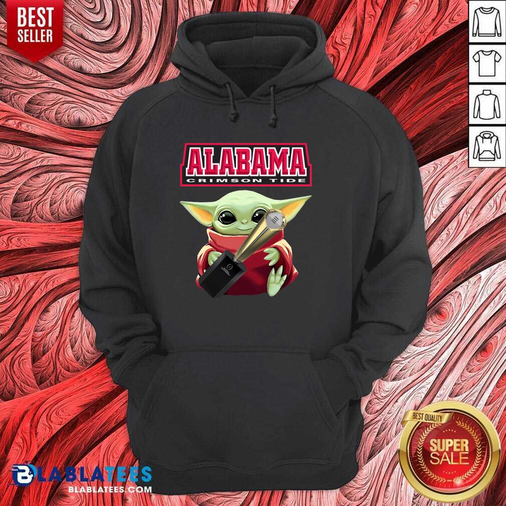 Official Baby Yoda Alabama Crimson Tide Shirt - Image 2