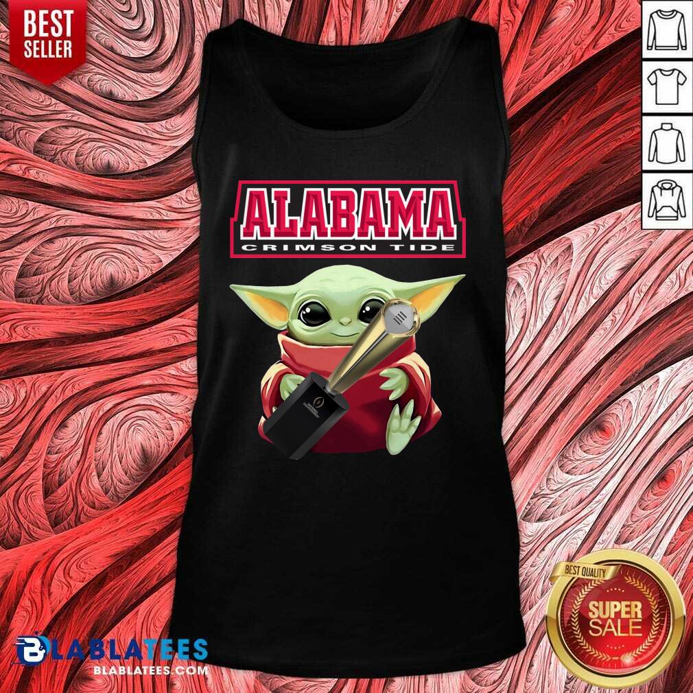 Official Baby Yoda Alabama Crimson Tide Shirt - Image 4