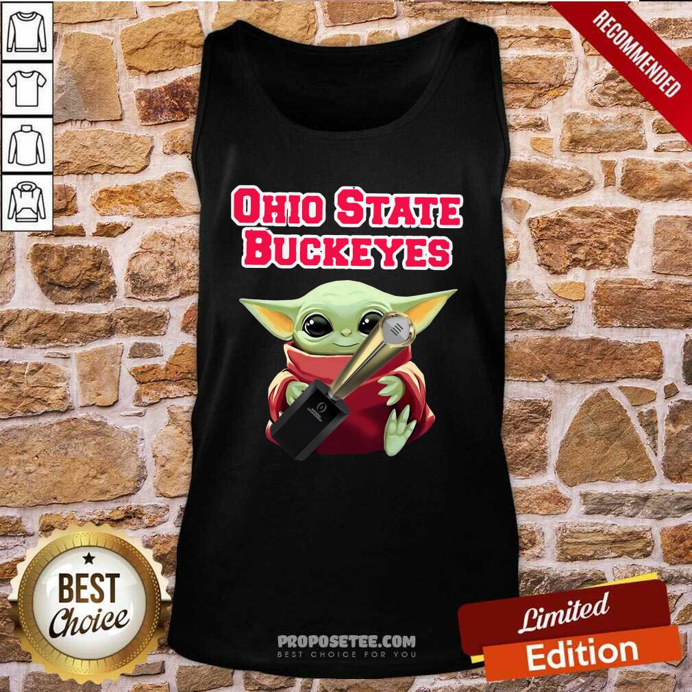 Official Baby Yoda Ohio State Buckeyes Shirt - Image 3