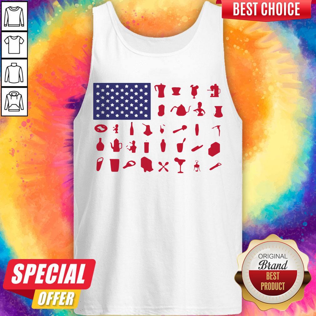 Official Bartender American Flag Shirt - Image 4