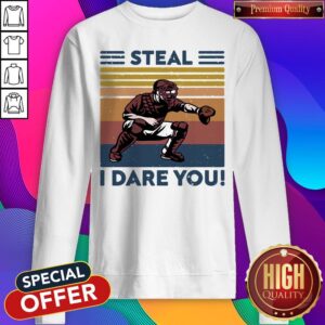 Alternative view of Official Baseball Steal I Dare You Vintage Shirt