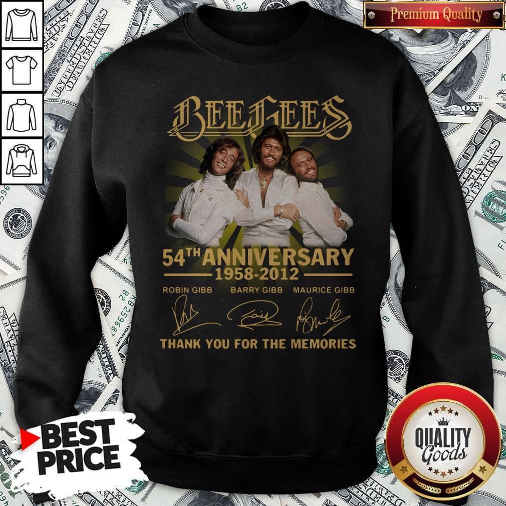 Official Bee Gees 54th Anniversary 1958 2012 Thank You For The Memories Signatures Shirt - Image 5