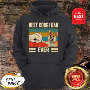 Alternative view of Official Best Corgi Dad Ever Vintage Shirt
