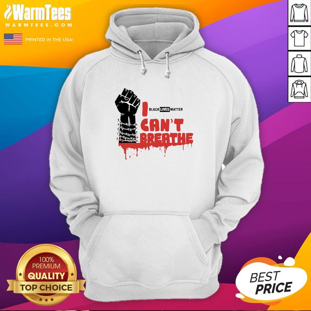Official Black Lives Matter Cant Breathe Shirt - Image 5