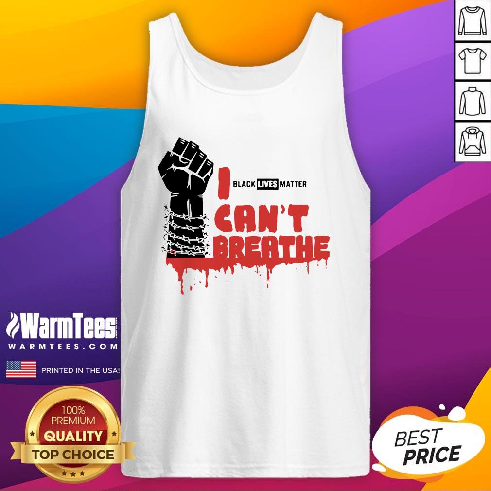 Official Black Lives Matter Cant Breathe Shirt - Image 3