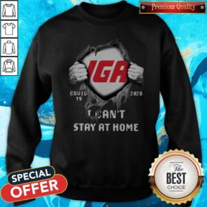 Alternative view of Official Blood Inside Me IGA Covid-19 2020 I Can’t Stay At Home Shirt