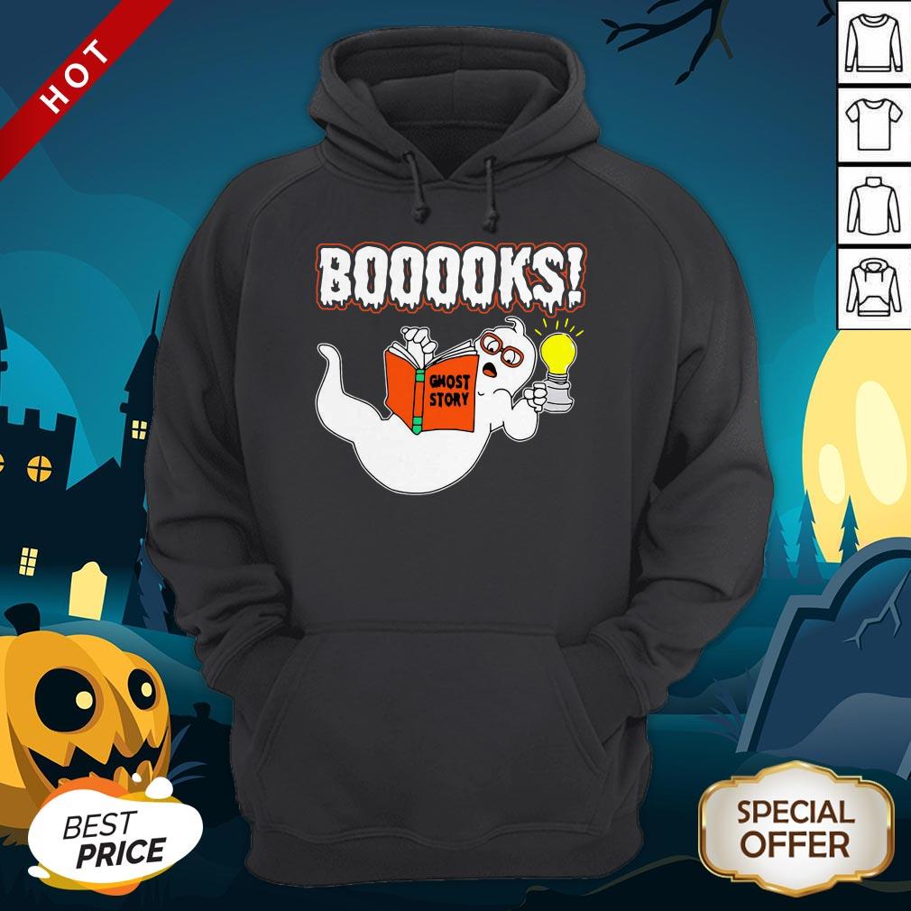Official Booooks Ghost Story Halloween Shirt - Image 5