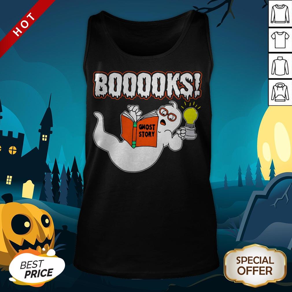 Official Booooks Ghost Story Halloween Shirt - Image 2