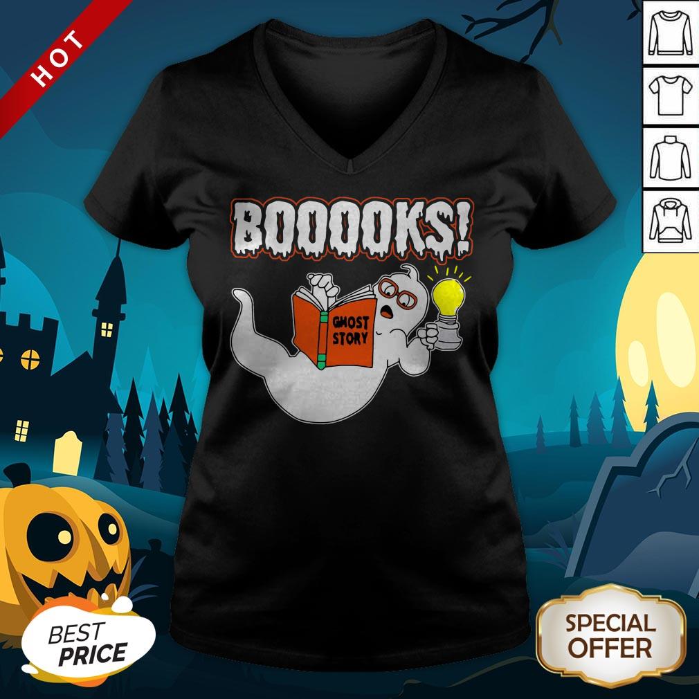 Official Booooks Ghost Story Halloween Shirt - Image 3